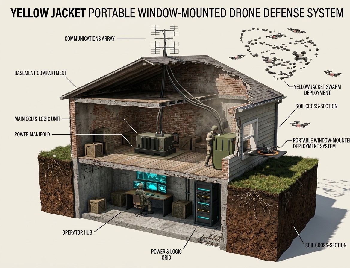 Cutaway: house installation